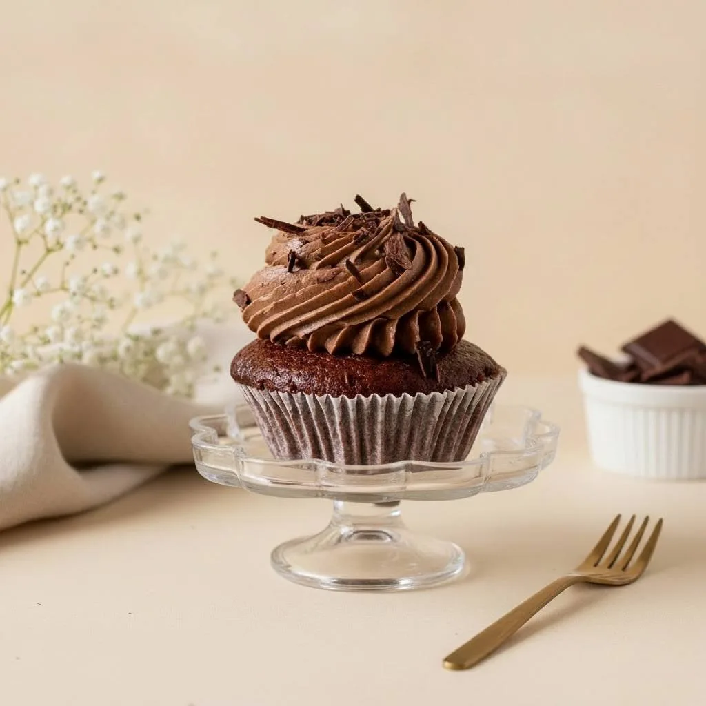 Chocolate cupcake After
