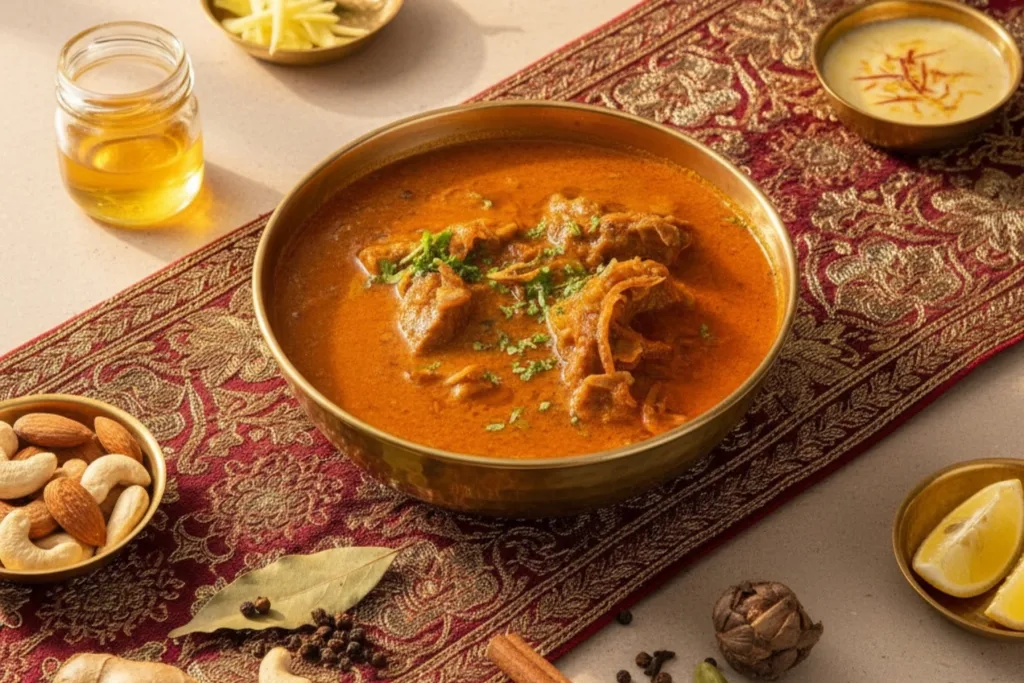 Shahi mutton korma After