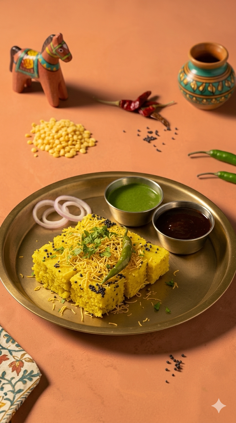 Dhokla thali · breakfast menu